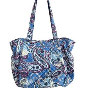 Vera Bradley Disney Cinderella Glenna Satchel Paisley Handbag Shoulder Bag